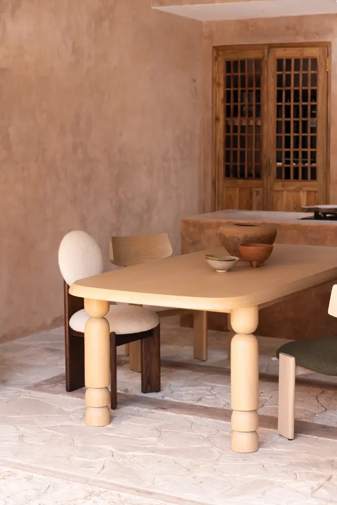 Dining tables, product line K12-046, Zone K, Indonesia (Central Java)